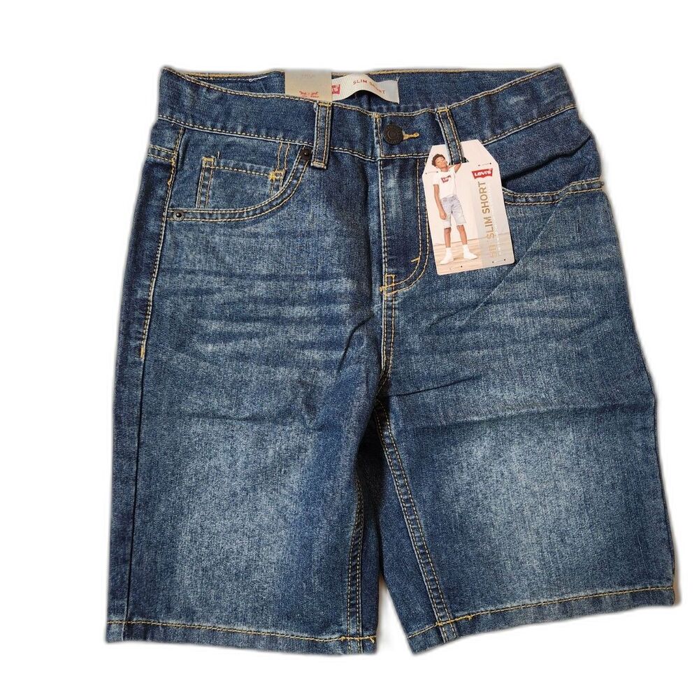 Levi’s 511 Slim Denim Shorts Boys 12 Reg W26 Adjustable Waist